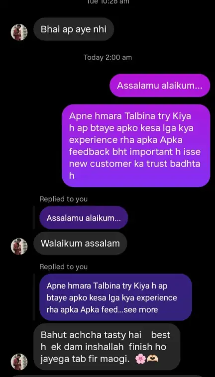 Customer Review - Talbina Gold Rehmad Naturals